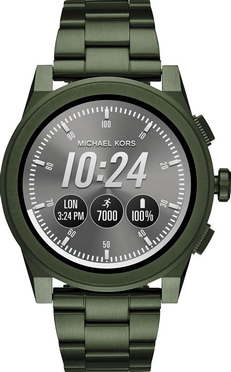 grayson sealed michael kors men's smartwatch|Michael Kors Access, Men’s Smartwatch, Grayson Olive.